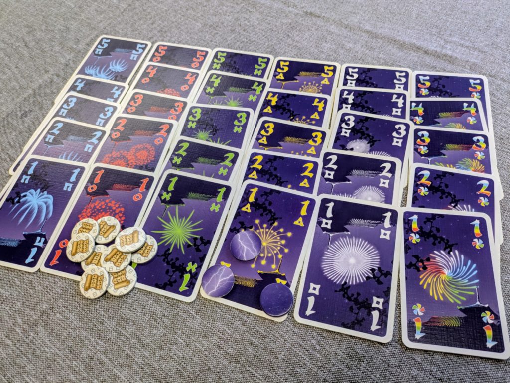 HANABI　花火　ボードゲーム　テーブルゲーム　協力ゲーム