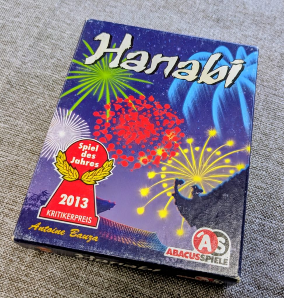 HANABI　花火　ボードゲーム　テーブルゲーム　協力ゲーム
